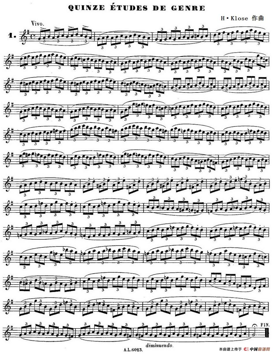 H·Klose练习曲（Quinze etudes de genre—1）(1)_原文件名：HKlose二重奏练习曲_页面_39_缩小大小.jpg